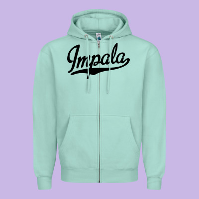 Impala Zipper Hoodie Designed By Artisfamous