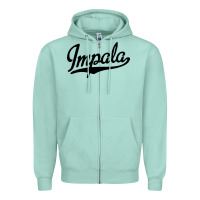 Seafoam impala Zipper Hoodie - artisFamous