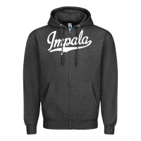Charcoal Heather impala Zipper Hoodie - artisFamous