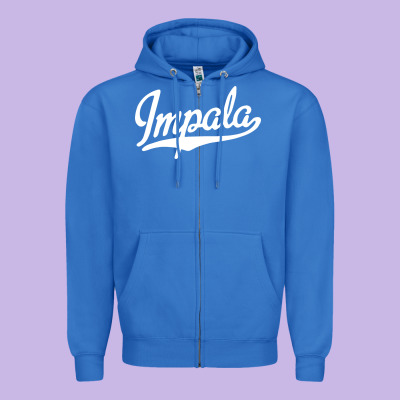 Impala Zipper Hoodie Designed By Artisfamous