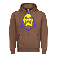 Chestnut skeletor retro Zipper Hoodie - artisFamous