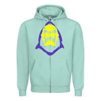 Seafoam skeletor retro Zipper Hoodie - artisFamous