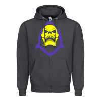 Smoke skeletor retro Zipper Hoodie - artisFamous