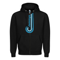 Black jammys Zipper Hoodie - artisFamous