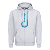 Heather Grey jammys Zipper Hoodie - artisFamous
