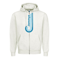 Oatmeal Heather jammys Zipper Hoodie - artisFamous