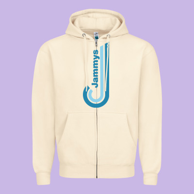 Jammys Zipper Hoodie Designed By Artisfamous