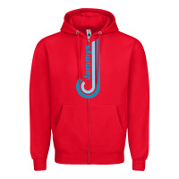Red jammys Zipper Hoodie - artisFamous