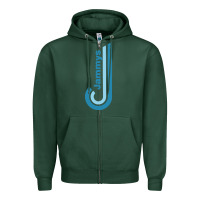 Sports Green jammys Zipper Hoodie - artisFamous