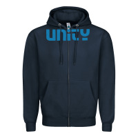 Navy unity Zipper Hoodie - artisFamous