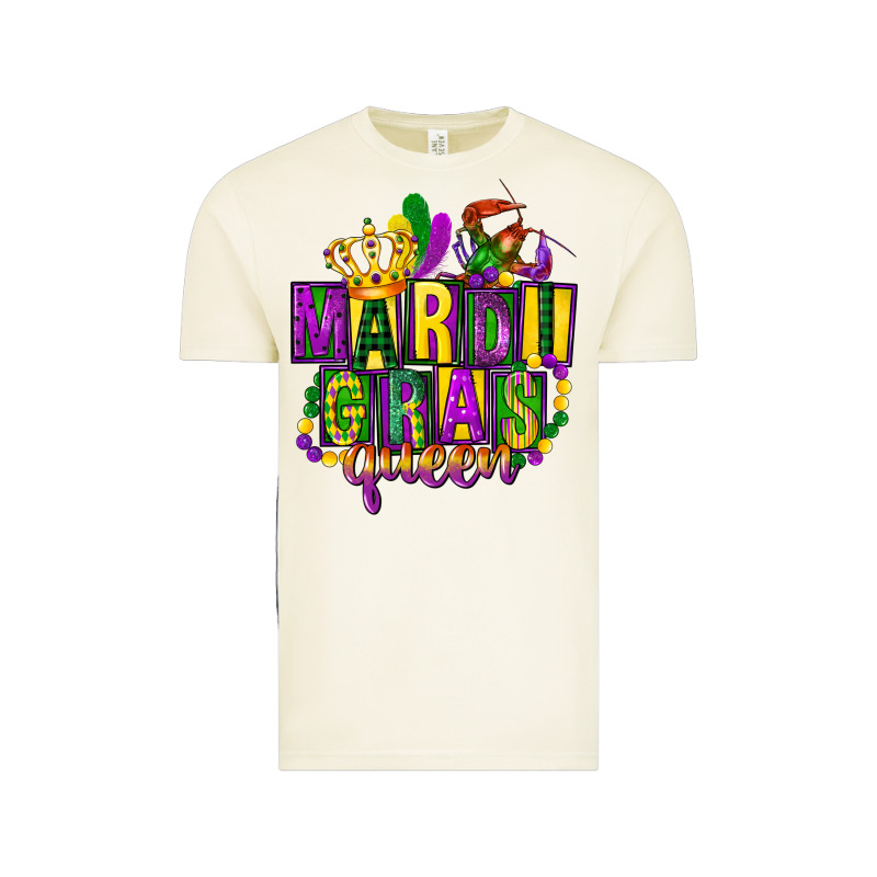Mardi Gras Queen Vintage Tee by FaDigitalArtStudio | Teevron