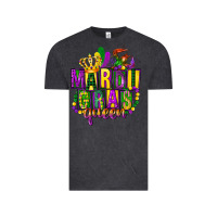 Vintage Black mardi gras queen Vintage Tee - FaDigitalArtStudio