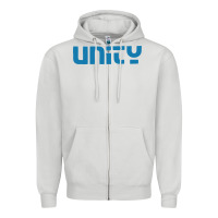 Dove Grey unity Zipper Hoodie - artisFamous