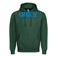 Sports Green unity Zipper Hoodie - artisFamous