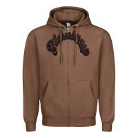 Chestnut techiniques Zipper Hoodie - artisFamous