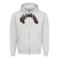 Dove Grey techiniques Zipper Hoodie - artisFamous