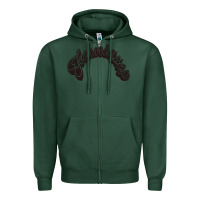 Sports Green techiniques Zipper Hoodie - artisFamous