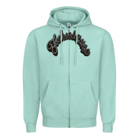 Seafoam techiniques Zipper Hoodie - artisFamous