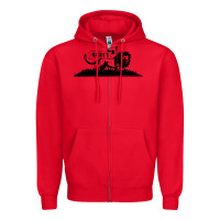 Red wackies Zipper Hoodie - artisFamous