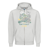 Dove Grey the ain't fast club Zipper Hoodie - artisFamous