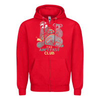 Red the ain't fast club Zipper Hoodie - artisFamous