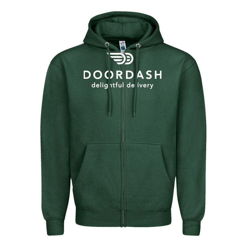 Doordash Zipper Hoodie by artisFamous | Teevron