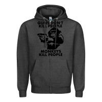 Charcoal Heather guns dont kill people Zipper Hoodie - artisFamous