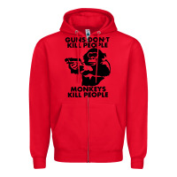 Red guns dont kill people Zipper Hoodie - artisFamous