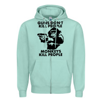 Seafoam guns dont kill people Zipper Hoodie - artisFamous
