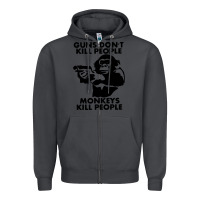 Smoke guns dont kill people Zipper Hoodie - artisFamous