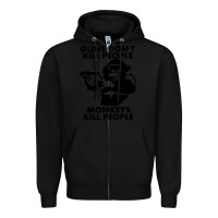 Black guns dont kill people Zipper Hoodie - artisFamous