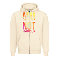 Sandshell work smarter not harder Zipper Hoodie - artisFamous