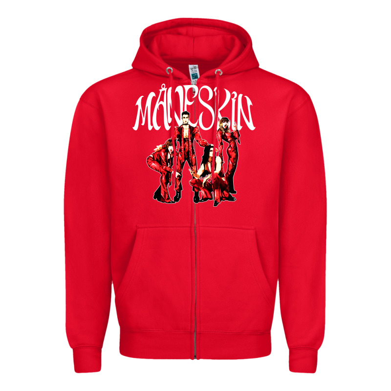 Maneskin Rock Zipper Hoodie by artisFamous | Teevron