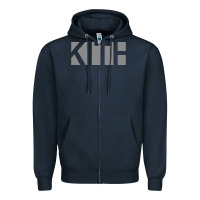 Navy kith Zipper Hoodie - artisFamous