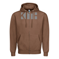 Chestnut kith Zipper Hoodie - artisFamous