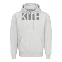 Dove Grey kith Zipper Hoodie - artisFamous