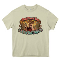 Mossy I don't need a man Cowgirl western Heavy Core Tee - HowdyJamesFarm