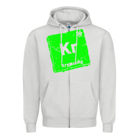 Dove Grey kr kryptonite Zipper Hoodie - artisFamous