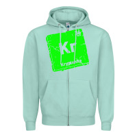 Seafoam kr kryptonite Zipper Hoodie - artisFamous