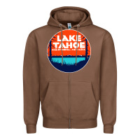 Lake Tahoe California Zipper Hoodie | Teevron