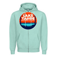 Seafoam lake tahoe california Zipper Hoodie - artisFamous