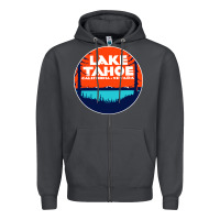 Smoke lake tahoe california Zipper Hoodie - artisFamous
