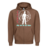 Chestnut devo duty now for the future Zipper Hoodie - artisFamous