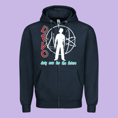 Devo Duty Now For The Future Zipper Hoodie Designed By Artisfamous