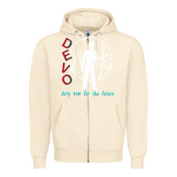 Sandshell devo duty now for the future Zipper Hoodie - artisFamous