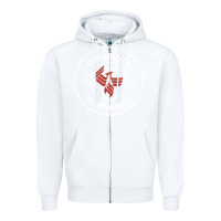 White university of phoenix white red Zipper Hoodie - artisFamous