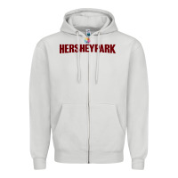 Dove Grey hersheypark happy Zipper Hoodie - artisFamous
