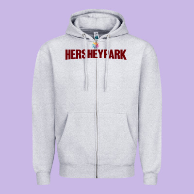 Hersheypark Happy Zipper Hoodie Designed By Artisfamous