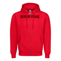 Red hersheypark happy Zipper Hoodie - artisFamous