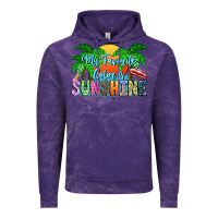 Cloud Purple My Favorite Coloris Sunshine Vintage Hoodie - CowhideDigitalArt
